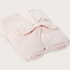 Barefoot Dreams CozyChic Lite Ribbed Baby Blanket Pink NEW